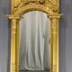 Mirror 212x101 cm empire era early nineteenth, gilding with gold leaf very good condition