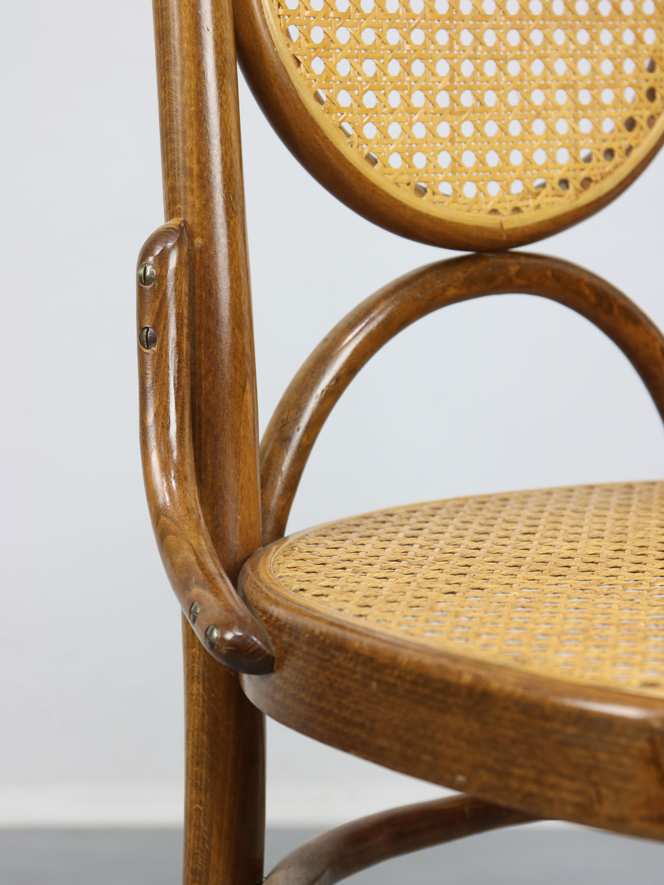 Paire de chaises à manger Thonet 207R vintage