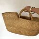 Doll's basket made of woven straw, 1970s