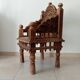 Fauteuil ancien Pidha Num2 Radjastan XIXeme en Palissandre massif