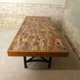 table à manger en grès, 1970