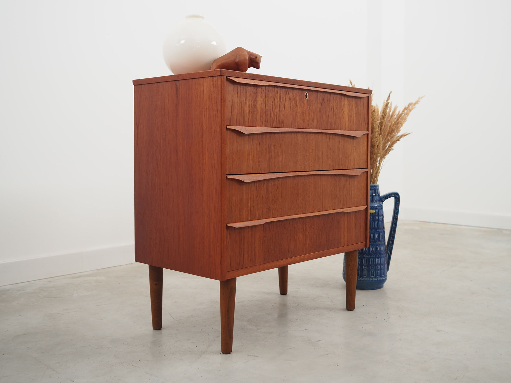 Teak chest of drawers, Danish design, 1970s, made in Denmark