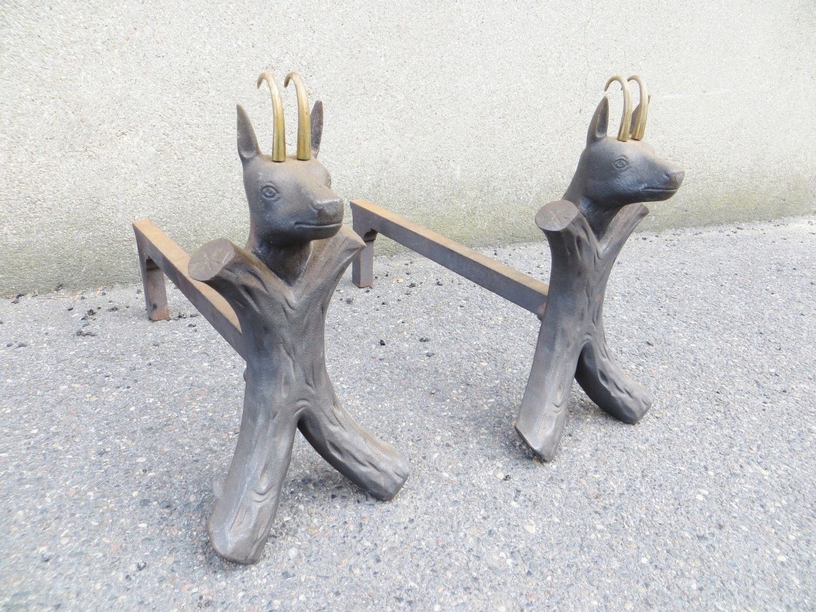 Andirons to ibex heads