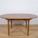 Mid century round extendable dining table and chairs from mcintosh, 1960s, set of 5