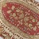 2x7 Vintage Burgundy Cream Turkish Runner Rug, 80x214Cm