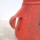 Amphora vase old enamelled sheet metal