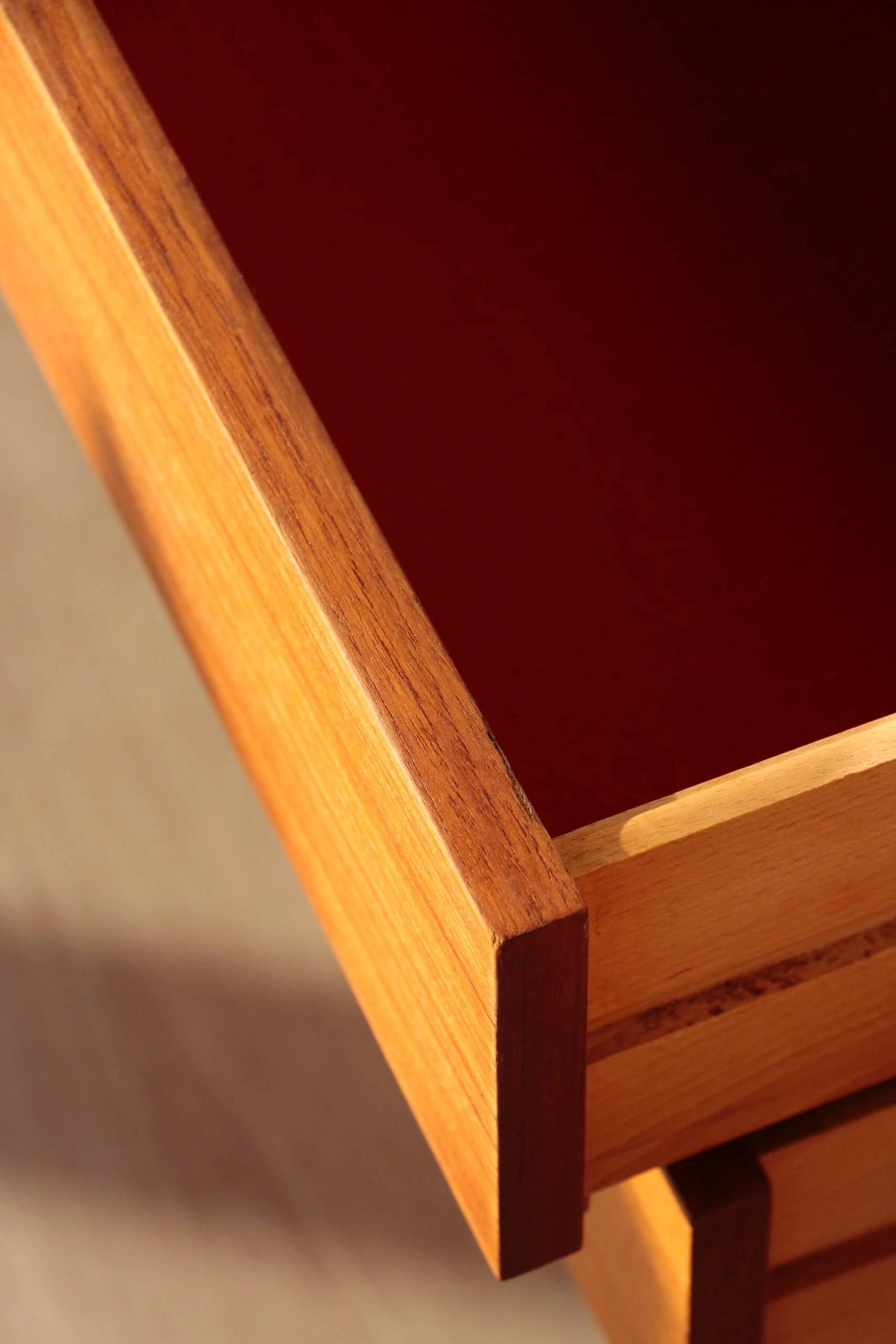 Restored vintage teak hairdresser from the 1960s.