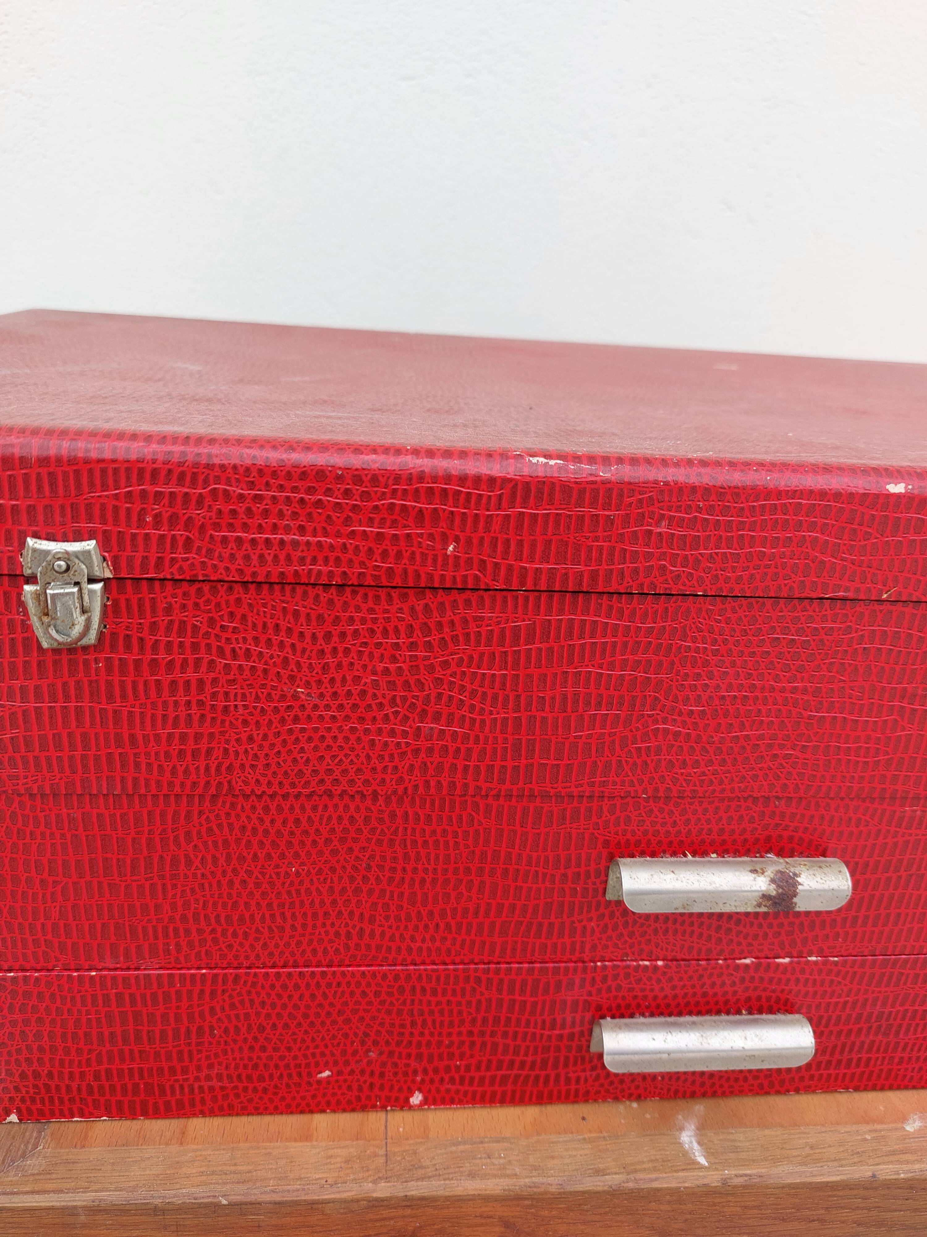 Housewife 130 pieces in silver metal goldsmith Platil