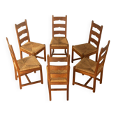 Chaises de salle à manger brutalistes