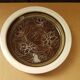 Old ceramic jersey dish decor flowers engraved vintage