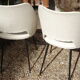 Lot de 2 chaises modèle tonneau vintage 1950