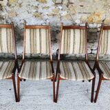 Set of 4 vintage teak chairs by R. Huber & Co., circa 60's