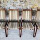 Set of 4 vintage teak chairs by R. Huber & Co., circa 60's
