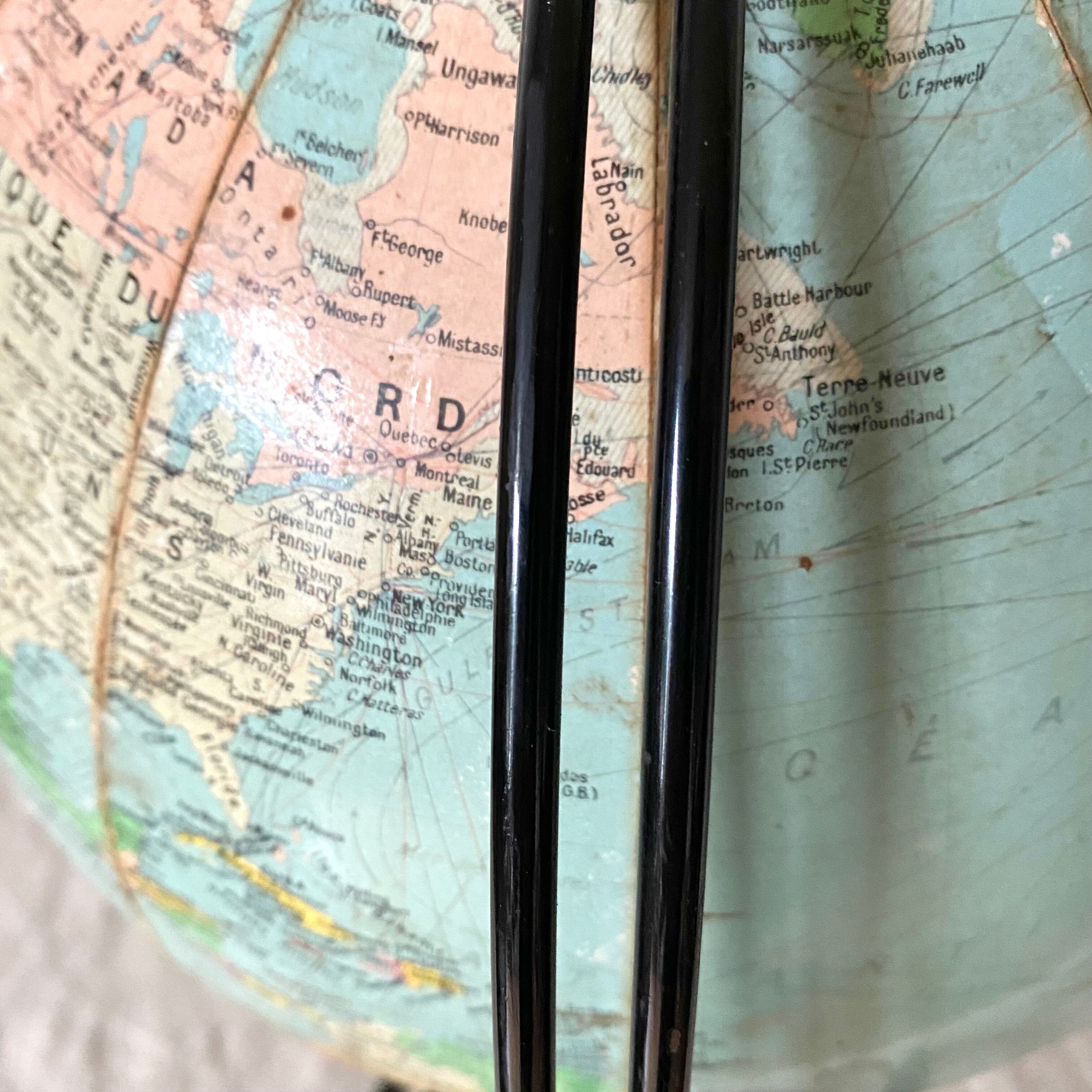 Vintage globe Girard and Barrère 50s