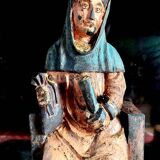 Religious sculpture, saint from the 17th century.