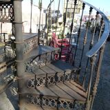 Spiral staircase in cast iron XXth