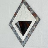 Vintage beveled art deco mirror