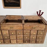 Old trade furniture with oak drawers XL format