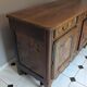 Antique Louis XV style sideboard in oak and walnut – 19th century / Early