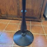 Gueridon bistro base cast iron marble top