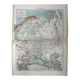 Carte ancienne Russie Suède Norvège 49x37,5cm