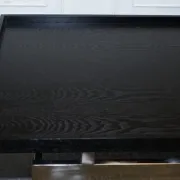 Black Art Deco Coffee Table with Stainless Steel by Casa Padrino