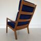 Mid-Century Modern Teak Senator Chair by Ole Wanscher for Poul Jeppesen,