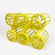 Vintage yellow bottle holders