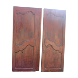 2 portes en chêne