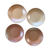 Set of 4 hollow sandstone plates