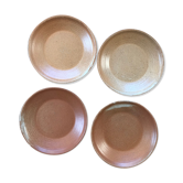Set of 4 hollow sandstone plates