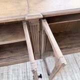 Enfilade display cabinet, solid oak, 1920.