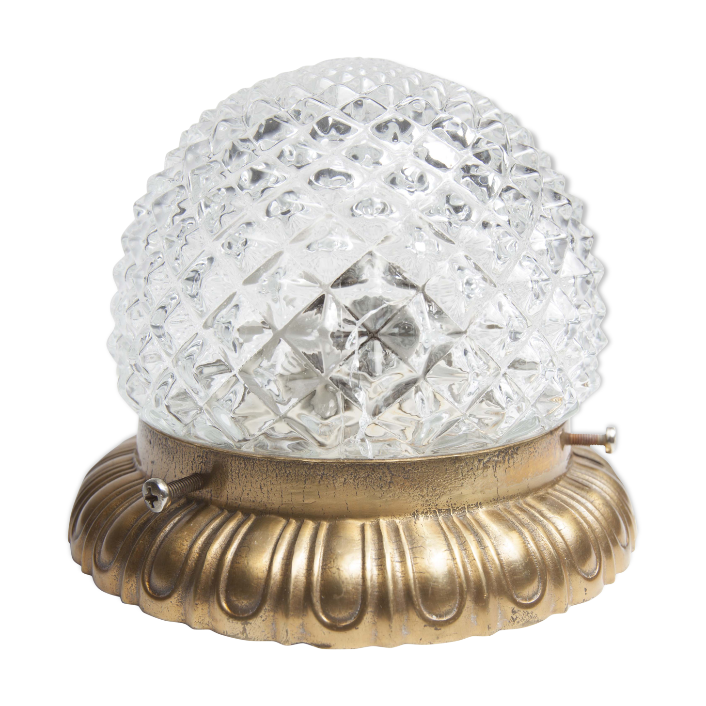 Ceiling lamp Crystal and bronze