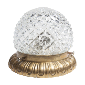 Ceiling lamp Crystal and bronze