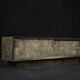 Industrial Vintage Mid-Century Scandinavian Brutalist Raw Poplar Sideboard, 1960s