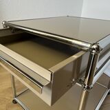 USM Haller bedside table in beige