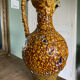 Fat lava vase signed henri collioure 1978