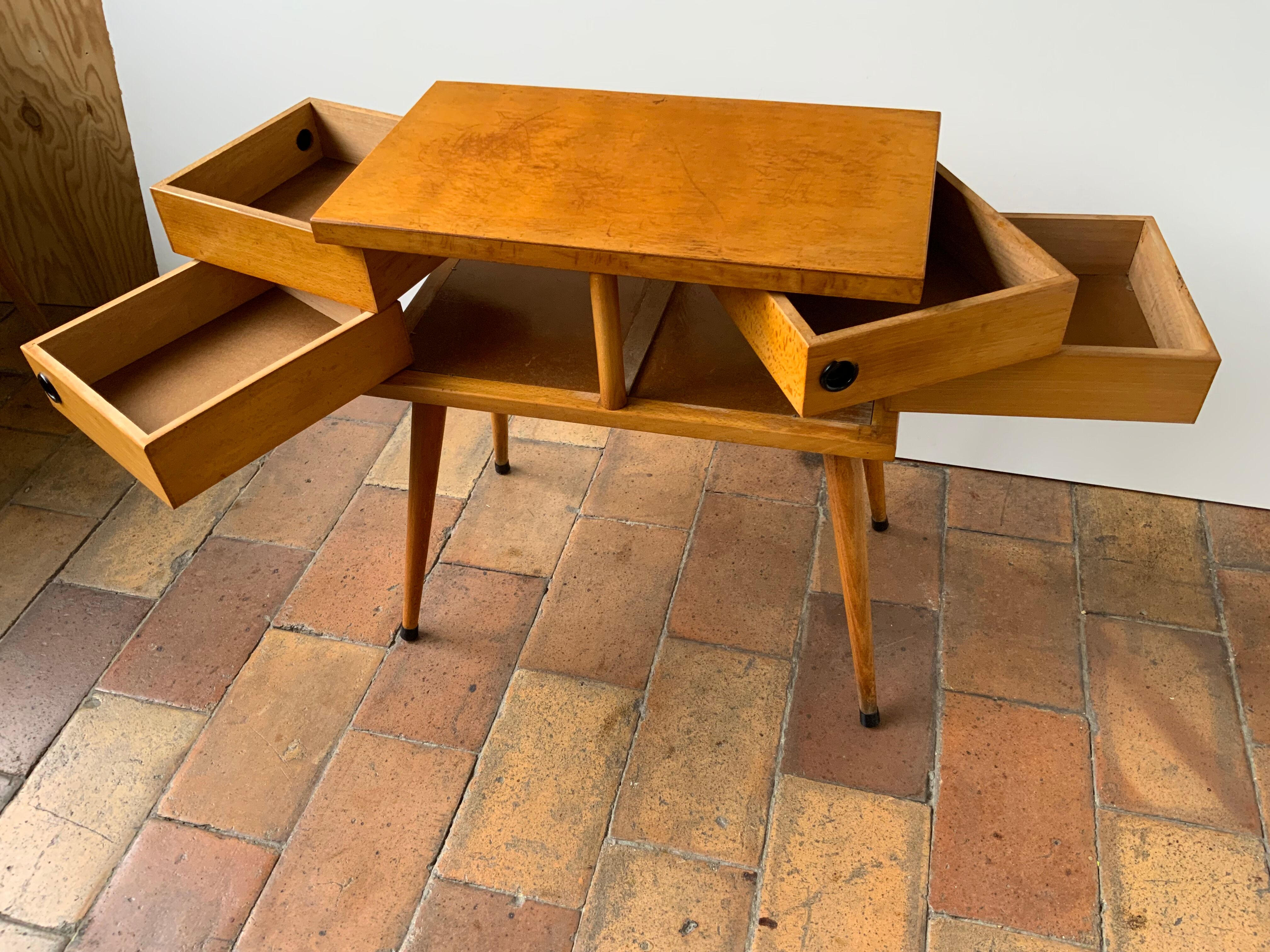 Vintage bedside table