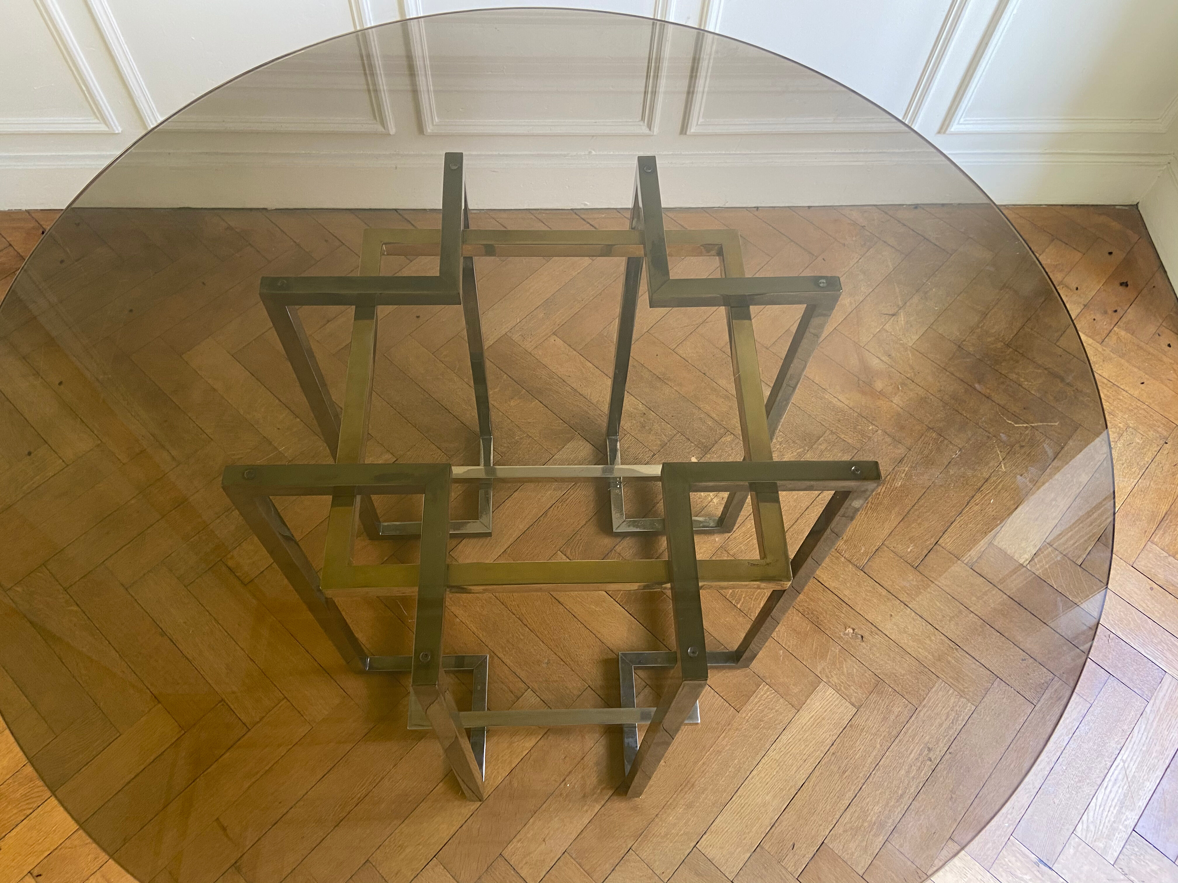 Belgo Chrom dining table, 1970