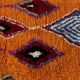 Moroccan Orange Boujad rug in wool