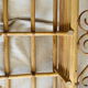 Rattan coat rack