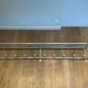 Large Aluminium Wall Coat Rack with Ten Hooks and Luggage Rack