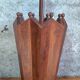 Porte-parapluies en bois massif sculpté, art deco