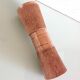 Diabolo vase in structured red copper / vintage 60s-70s