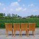 Set 4 - plywood beech dining chair Dutch design postmodern