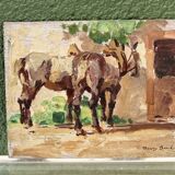 Workshop background, Henry Sené (1889-1961)