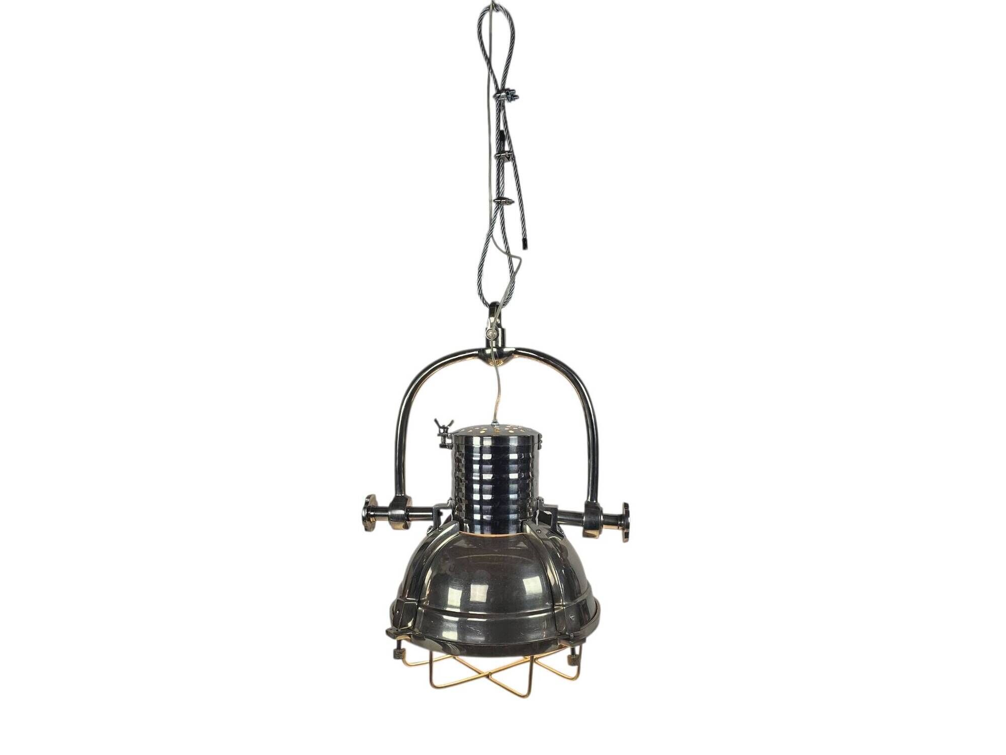 Lantern Sea Nickel – pendant lamp – industrial – ship's lamp – film light