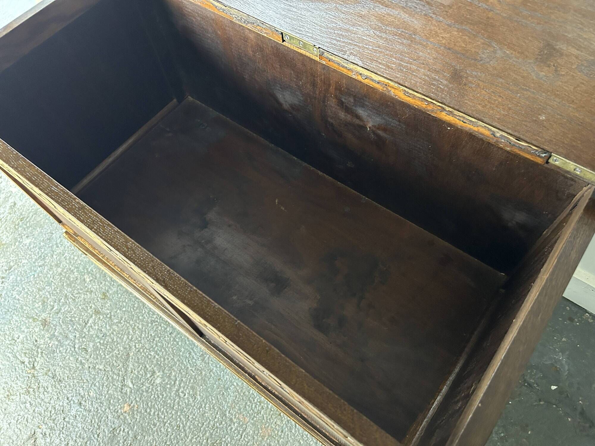 Early 20th Century Oak Blanket Box Mule Chest with Drawer Jacobean Style
