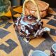 1960 (60's) tea or coffee service, shell shape, Vallauris