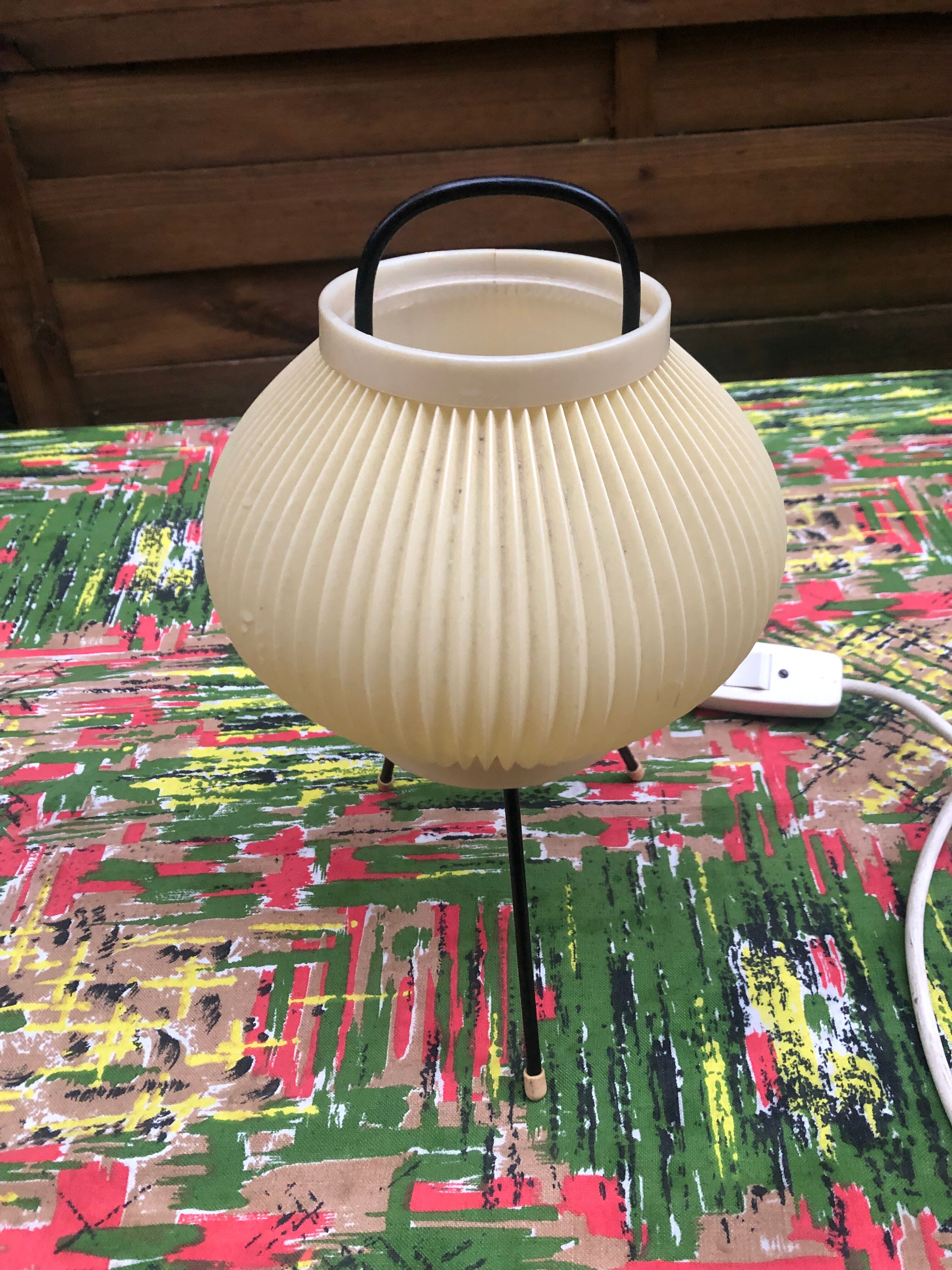 Bedside lamp Rispal tripod 50s